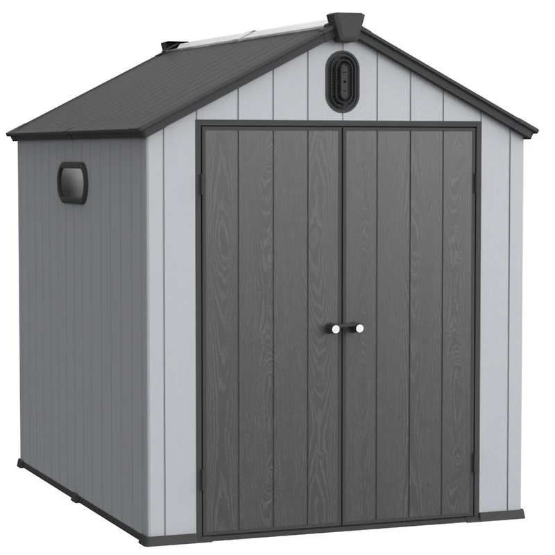 6x8FT Plastic Storage Shed: Big Storage for Backyard and Garden