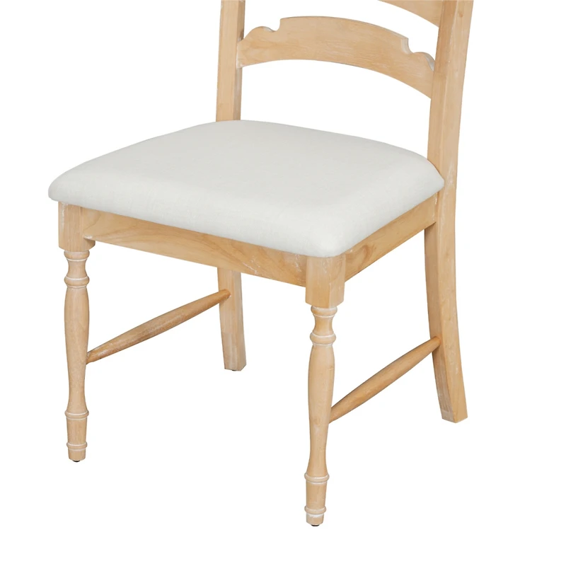Streamdale Vintage Serrated Back Dining Chairs (Set of 4)