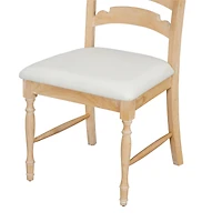 Streamdale Vintage Serrated Back Dining Chairs (Set of 4)