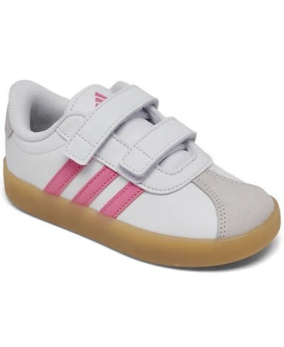 Adidas Toddler Girls Vl Court 3.0 Fastening Strap Casual Sneakers from Finish Line