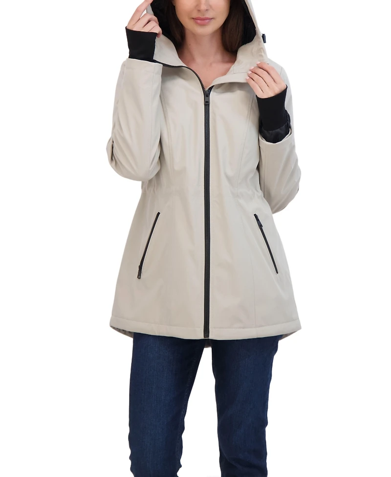 Sebby Collection Women's Sport Cozy Lined Soft Shell Anorak