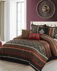 Stratford Park Tefia Jacquard Damask 7-Pc. Comforter Set