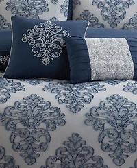 Stratford Park Lubava Clip Jacquard 10-Pc. Comforter Set, California King