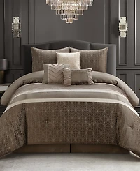 Stratford Park Trinity Geometric 7-Pc. Comforter Set