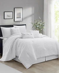 Stratford Park Slavia Leaves 7-Pc. Comforter Set, California King
