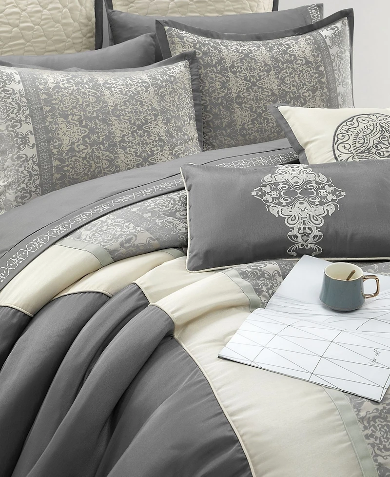 Stratford Park Arabesque 12-Pc. Comforter Set, California King