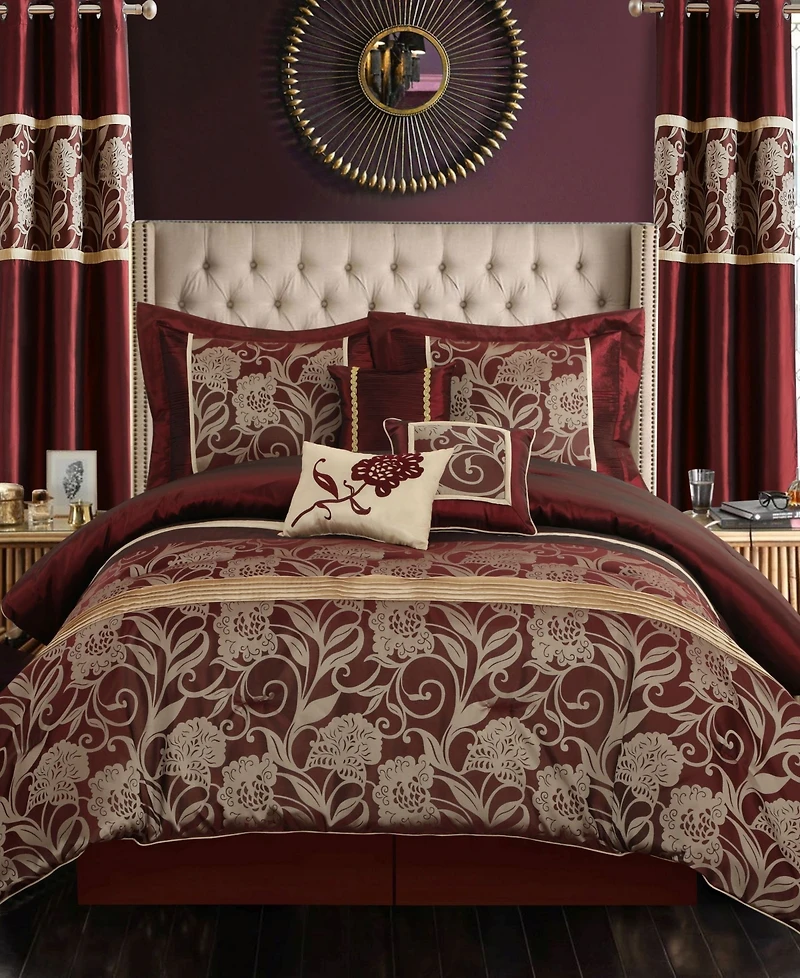 Stratford Park Mollybee Floral 9-Pc. Comforter Set, California King