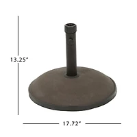 Streamdale Concrete Umbrella Base With Iron Support Pole (33 Lbs)
