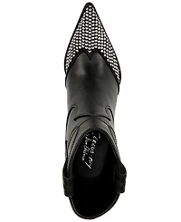 Circus Ny by Sam Edelman Women's Yolanda Metal-Studded Kitten-Heel Western Booties