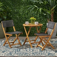 Streamdale Charming Woven Bistro Set Enhance Your Home Decor