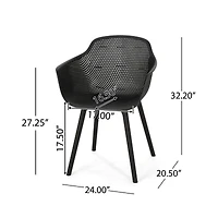 Streamdale Furniture Outdoor Dining Chair Set - Weather Resistant & Stylish