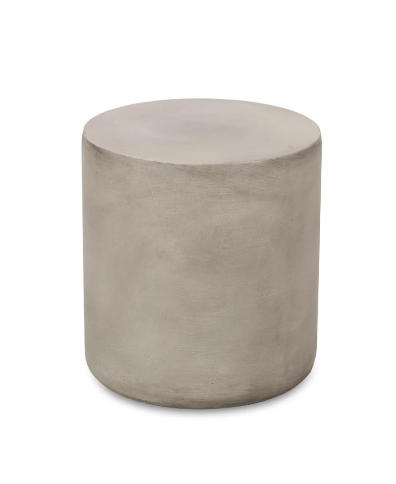 Streamdale Regina Concrete Cylindrical Side Table