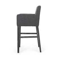 Streamdale Contemporary Upholstered Counter Stools With Armrests (30.5" Height)
