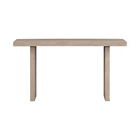 Streamdale Oak Veneer Console Table with Distinctive Sides