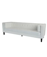 Streamdale Furniture Luxurious Velvet 3-Seater Sofa with Durable Eucalyptus Frame