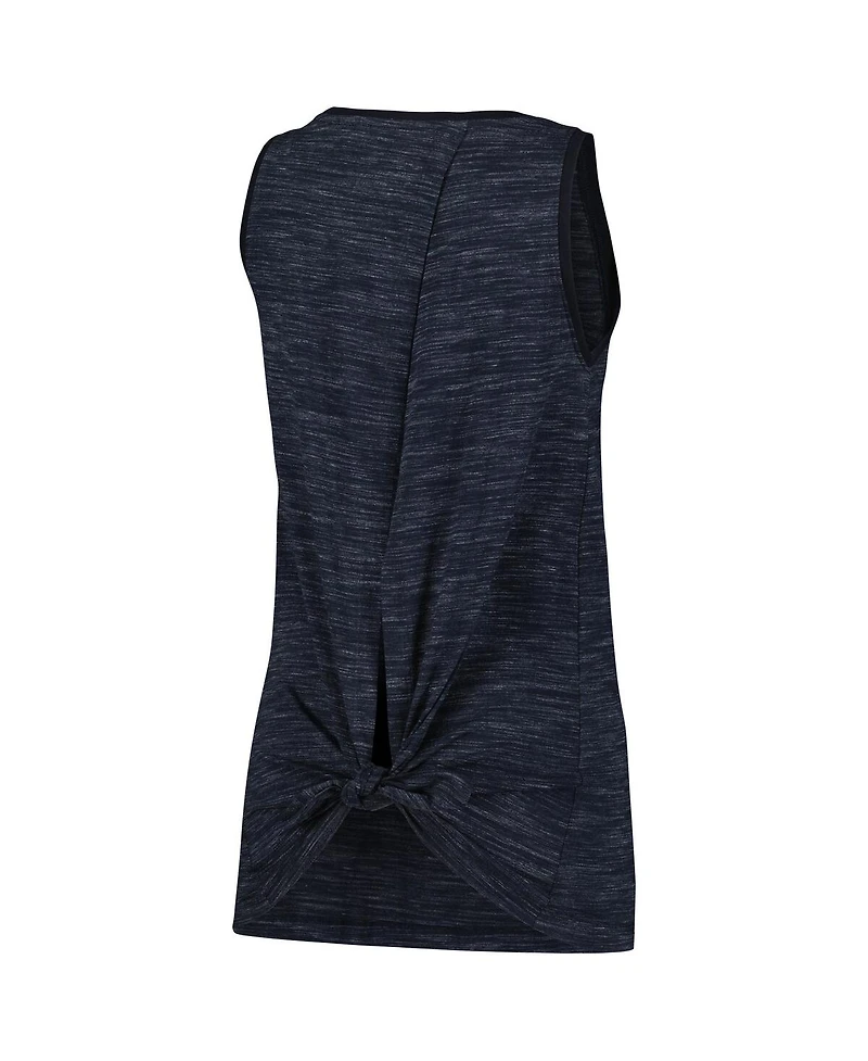 New Era Women's Navy York Yankees Space-Dye Active Tank Top