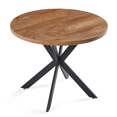 Easy-Assembly Round Table for Dining, Coffee, or Office