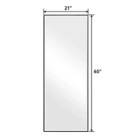 Streamdale Full-Length Led Mirror with Stand, 4mm Hd Silver Mirror