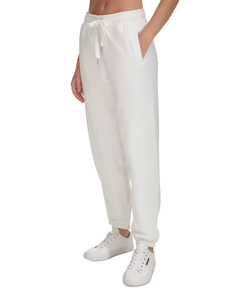 Calvin Klein Women's Fleece High Waist Drawstring Sweatpants