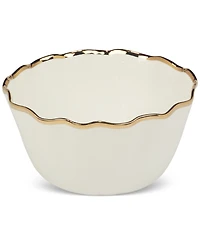 Certified International Regency Deep Metallic-Trim Porcelain Bowl