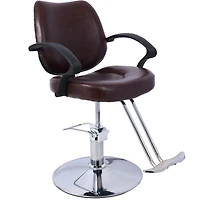 Simplie Fun Heavy-Duty Salon Chair with Hydraulic Pump and Barber Cape
