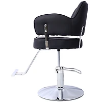 Simplie Fun Hydraulic Barber Chair with Wide Seat and Stainless Steel Footrest