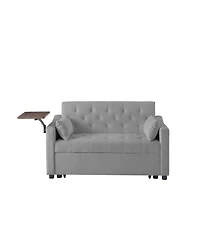 Streamdale Furniture Modern Velvet Sofa Bed with Adjustable Positions
