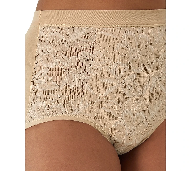 Bali Women's Breathe Lace High-Rise Brief Underwear Dfclbf