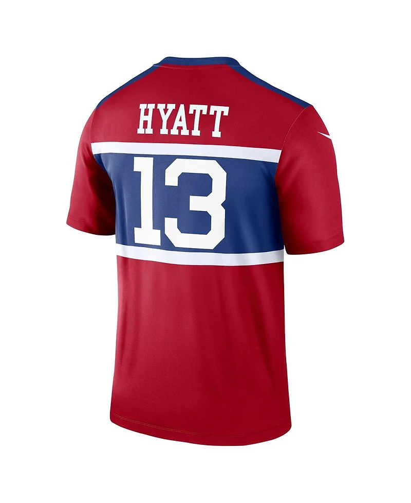 Nike Men's Jalin Hyatt Century Red New York Giants Alternate Legend Player Jersey