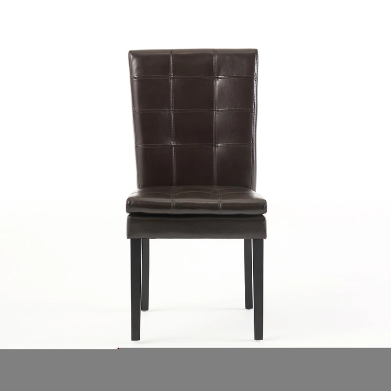 Streamdale Barrington Bonded Leather Tufted Dining Chair