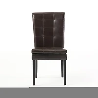 Streamdale Barrington Bonded Leather Tufted Dining Chair