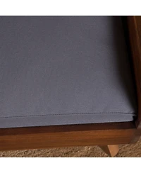 Streamdale Furniture Acacia Wood Dog Bed With Water-Resistant Mattress