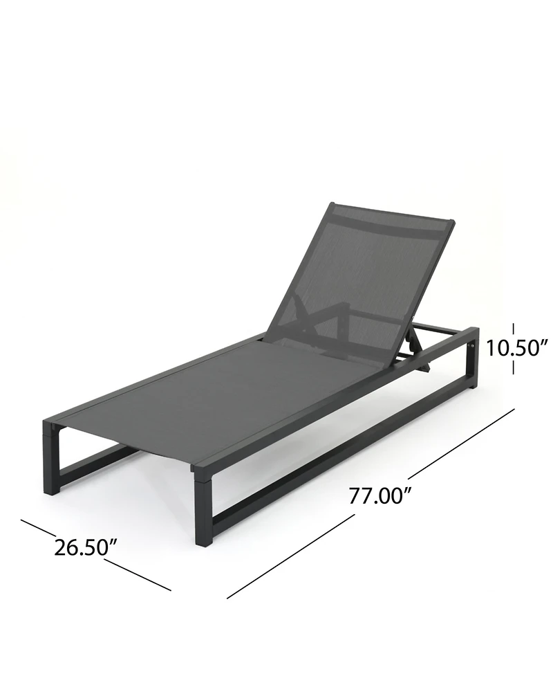 Streamdale Furniture Adjustable Chaise Lounge For Outdoor Relaxation