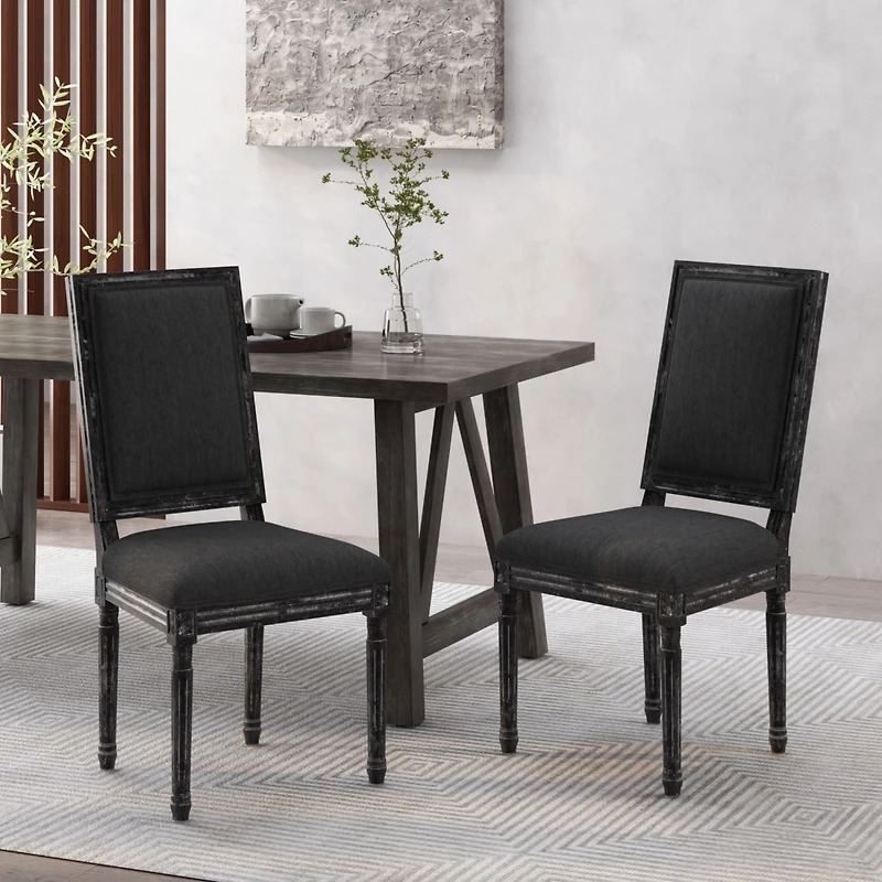 Streamdale French Country Dining Chair Upholstered Elegance With Vintage Charm
