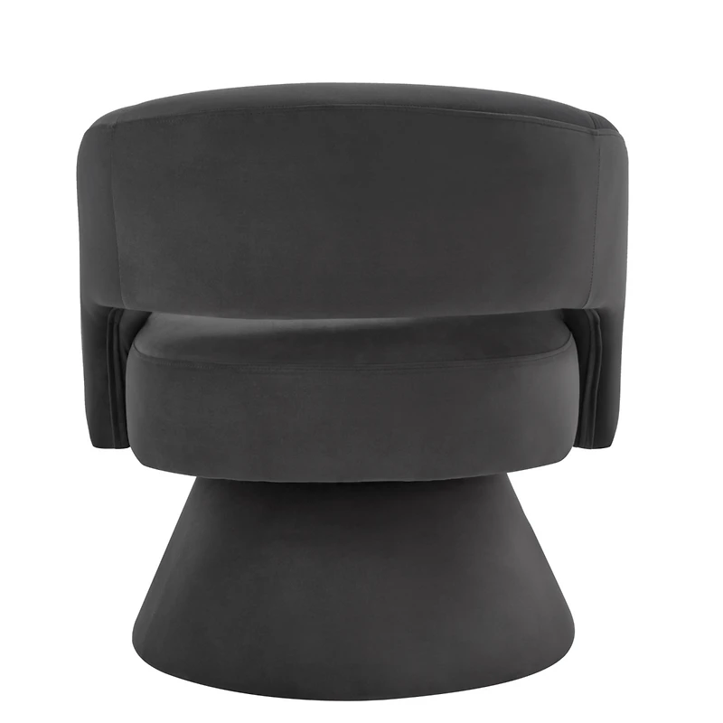 Simplie Fun Modern Swivel Accent Chair: Velvet Comfort, 360° Rotation