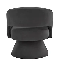 Simplie Fun Modern Swivel Accent Chair: Velvet Comfort, 360° Rotation