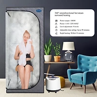 Streamdale Personal Steam Sauna Tent with Timer and Fcc Certification