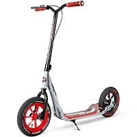 Large Kick Scooter for Adults & Teens - 12" Air Tires, Wide Deck, Handbrake Kickstand Madd Gear Urban Glide Teal