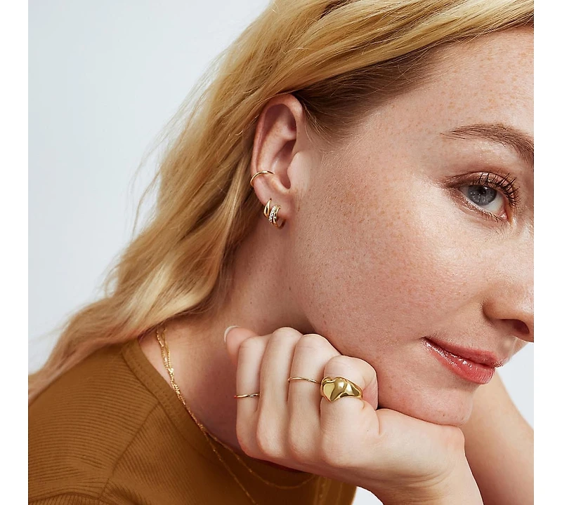 Ana Luisa - Bold Huggie Hoops - Nate