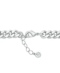 And Now This Clear Cubic Zirconia Station Bracelet