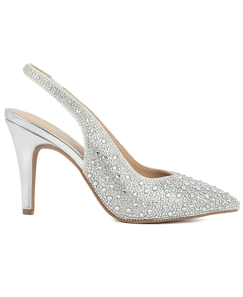 Sugar Women's Jaybird Embellished Slingback Pumps