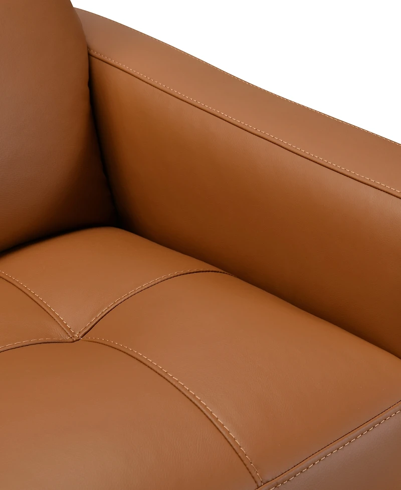 Galligher 82" Leather Sofa, Created for Macy's