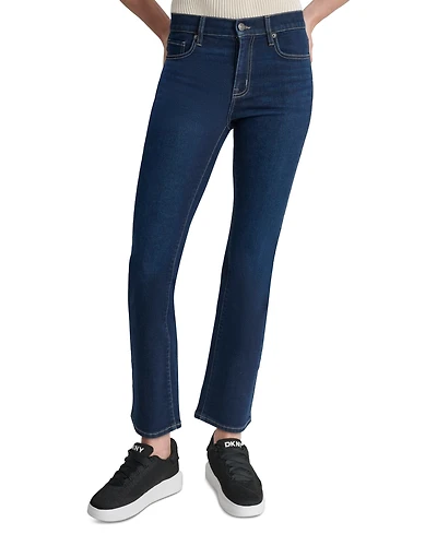 Dkny Jeans Petite High-Rise Bootcut