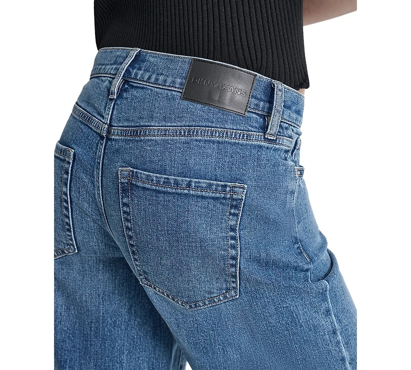 Dkny Jeans Petite Houston High-Rise Wide-Leg