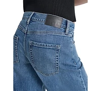 Dkny Jeans Petite Houston High-Rise Wide-Leg