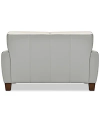 Galligher 59" Leather Loveseat, Created for Macy's