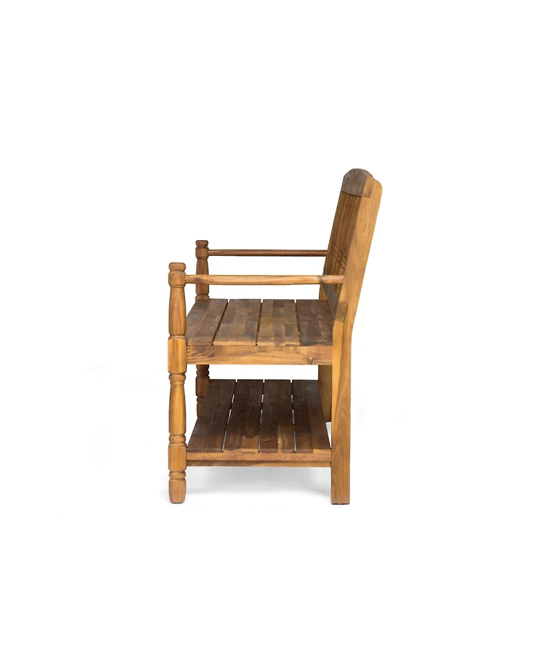 Streamdale Farmhouse Bench With Shelf Timeless Beauty And Practical Storage