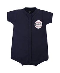 Hudson Baby Boys Soft Cotton Jumpsuits