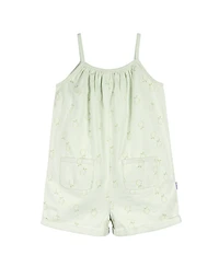 Gerber Baby Girls Baby Baby Sleeveless Romper Jumpsuit, 2 Pack