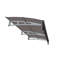 Streamdale Polycarbonate Door Window Awning, 79" x 34